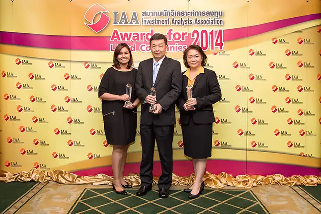 ปตท.สผ. รับ 3 รางวัลยอดเยี่ยม จาก IAA Awards for Listed Companies 2014
