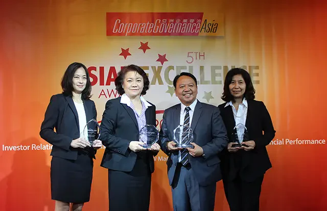 PTTEP receives 4 awards from Corporate Governance Asia Magazine