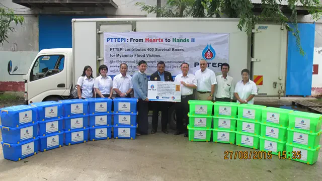 PTTEP organized “From Hearts to Hands” Activity in Myanmar