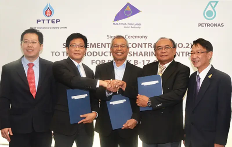 PTTEP signs the Supplementary Contract of Block B-17-01 in Malaysia-Thailand Joint Development Area