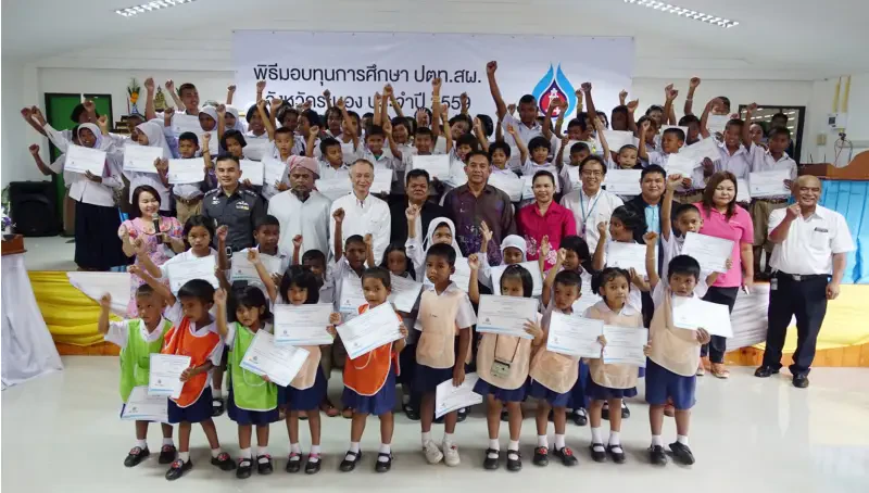 PTTEP granted 76 scholarships to Ranong students