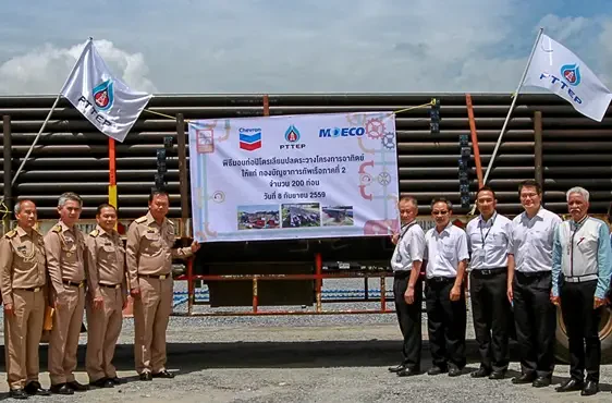 PTTEP Donates Obsolete Tubing to Royal Thai Navy