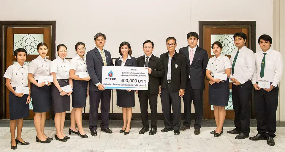 PTTEP granted scholarships to Faculty of Fisheries, Kasetsart University.