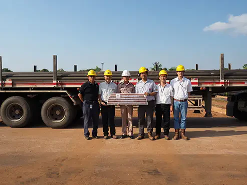 PTTEP Donates Casing Tubes to Defence Energy Department