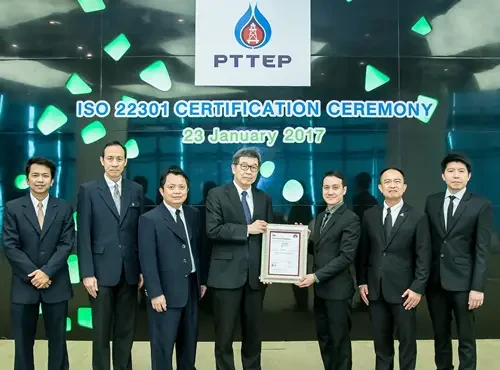 PTTEP receives ISO 22301 BCM certification for 2 consecutive years