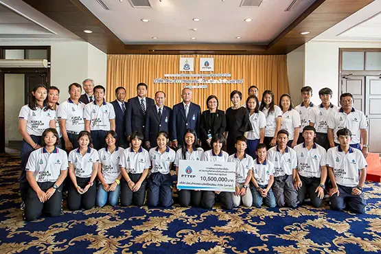 ปตท.สผ. มอบเงิน 10.5 ล้านบาท ส่งเสริมการพัฒนาศักยภาพนักกีฬาเรือใบแก่สมาคมกีฬาแข่งเรือใบแห่งประเทศไทยในพระบรมราชูปถัมภ์