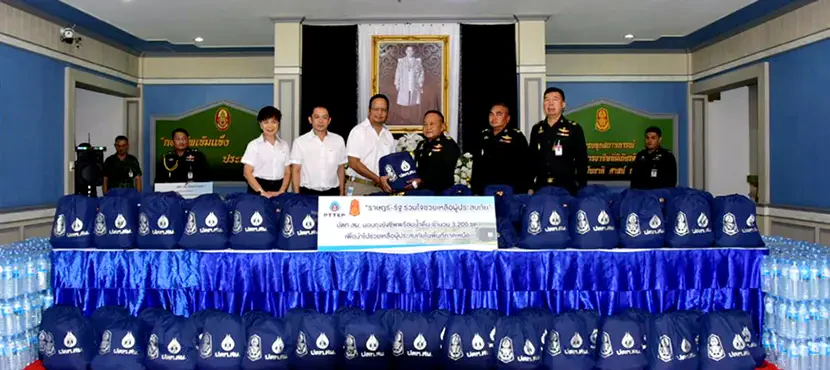 PTTEP Supports Royal Thai Army in Flood Relief Campaign in Northern Thailand