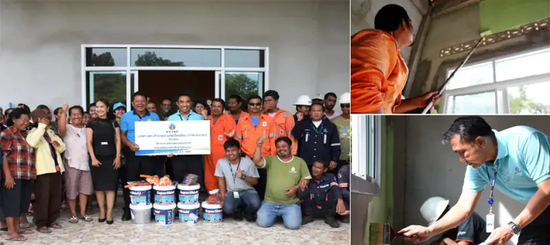 PTTEP staff renovates Child Development Center in Songkhla Province