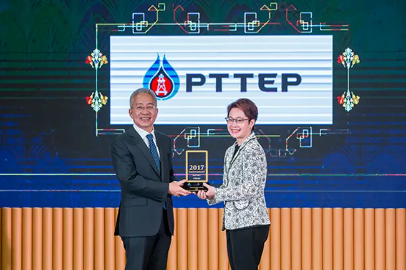 PTTEP receives Sustainability Report Award 2017