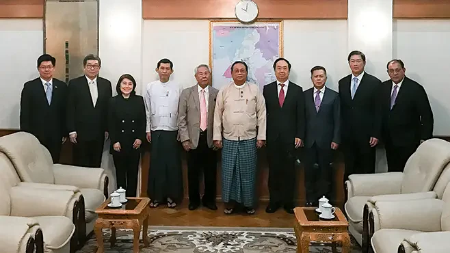 A Courtesy Visit to Myanmar by PTTEP BoD