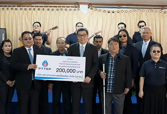 PTTEP supports Thailand Association of the Blind in S2S Fly High project