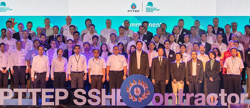 PTTEP Organizes 2018 SSHE Contractor Forum, Encouraging Safety, Security, Health and Environment in Work Practices