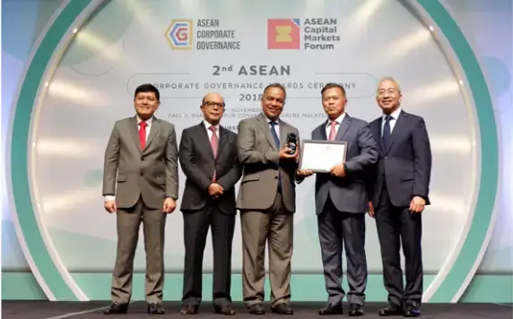 PTTEP wins 2 awards from ASEAN CG Scorecard