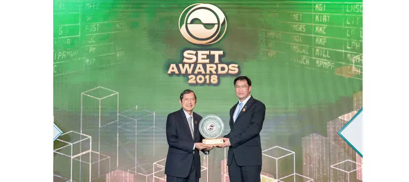 PTTEP Receives Best Investor Relations Accolade at the SET Awards 2018