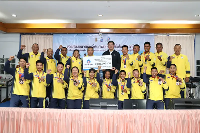 PTTEP presents 2 million baht to successful sailing athletes at SEA Games 2019