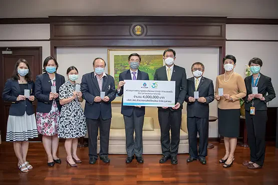 PTTEP supports Chulalongkorn University to produce COVID-19 Strip Test