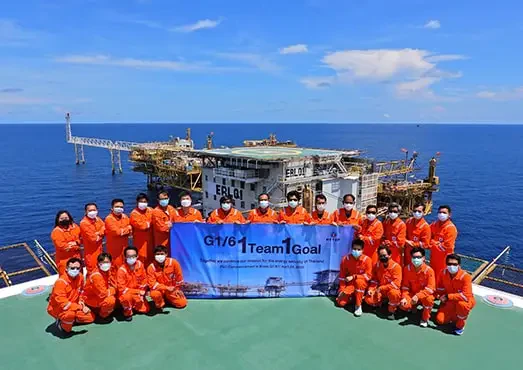 PTTEP staff begin operations under Thailand’s first Production Sharing Contracts