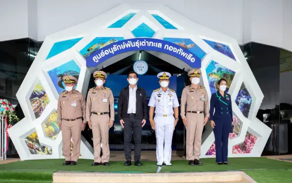 PTTEP renovates Sea Turtle Exhibition and Hatchery Building for the Royal Thai Navy Sea Turtle Conservation Center, Sattahip
